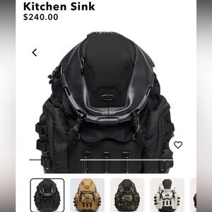 Oakley Kitchen Sink Black Tactical Gear Backpack